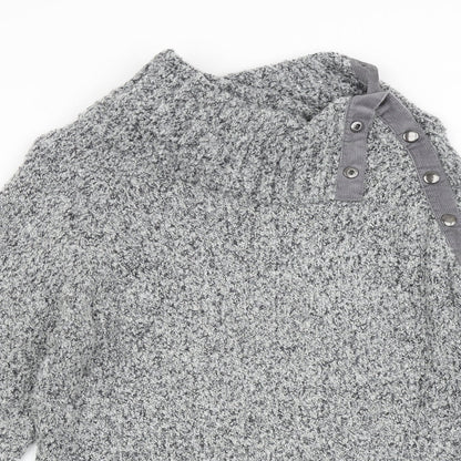 Womens UK Size L M&Co Grey Pullover Jumper