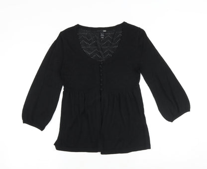 Womens UK Size S H&M Black Pullover Jumper