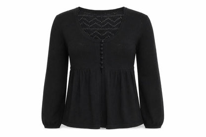 Womens UK Size S H&M Black Pullover Jumper