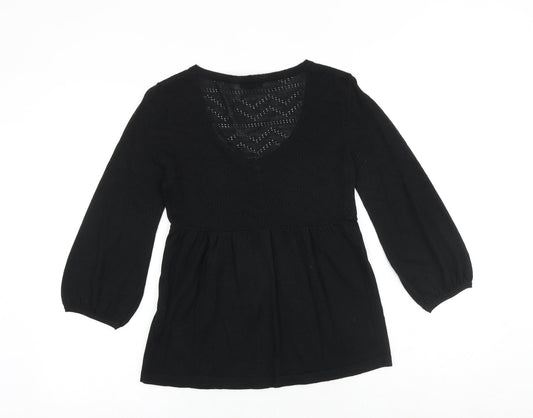 Womens UK Size S H&M Black Pullover Jumper