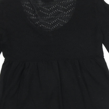 Womens UK Size S H&M Black Pullover Jumper