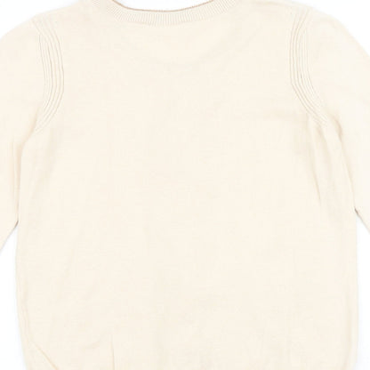 Womens UK Size S NAF NAF Beige Pullover Jumper