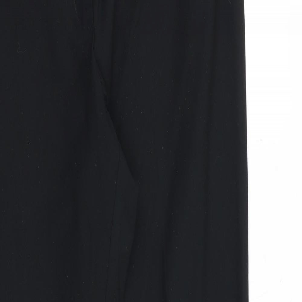 Womens UK Size 10 Marks and Spencer Regular Fit Dress Pants Black Trousers