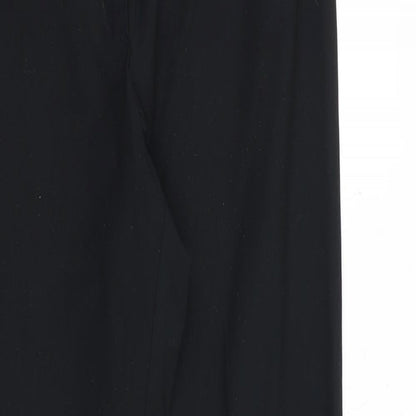 Womens UK Size 10 Marks and Spencer Regular Fit Dress Pants Black Trousers
