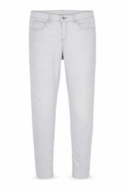 VILA Womens Grey Cotton Skinny Jeans Size 30 in Regular Zip