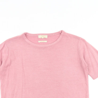 Womens UK Size M SARAH HAMILTON Pink Pullover Jumper