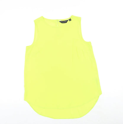 Womens UK Size 10 Dorothy Perkins Green Basic Tank