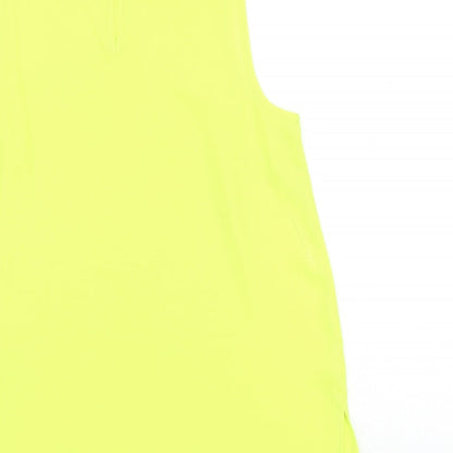 Womens UK Size 10 Dorothy Perkins Green Basic Tank