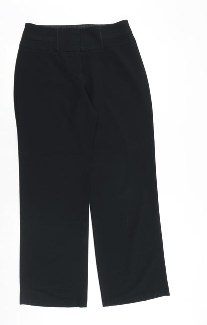 Womens UK Size 12 Marks and Spencer Regular Fit  Black Trousers