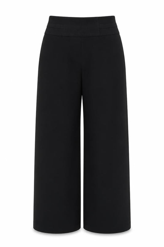 Womens UK Size 12 Marks and Spencer Regular Fit  Black Trousers