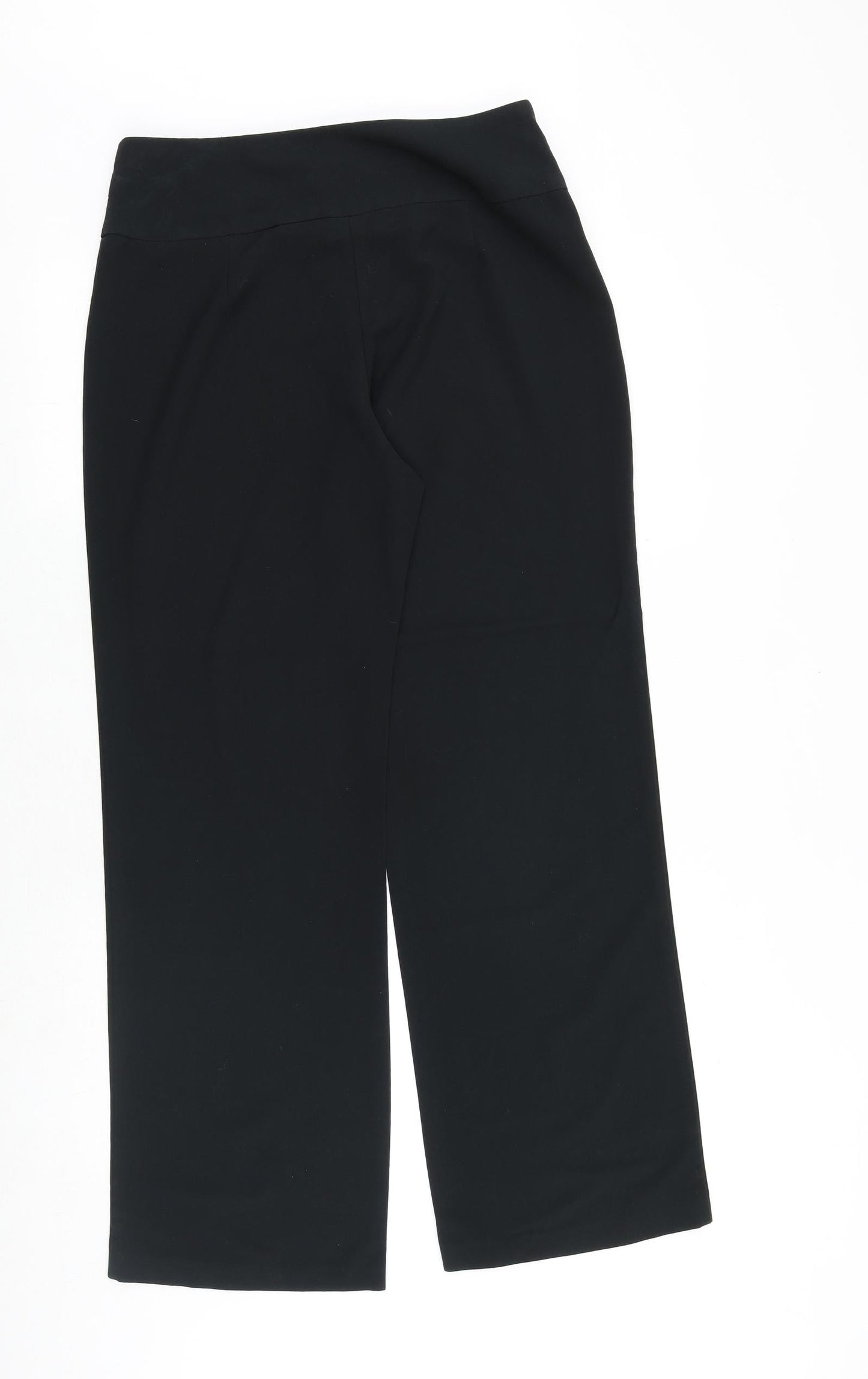Womens UK Size 12 Marks and Spencer Regular Fit  Black Trousers