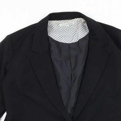 Lativ Collection Womens Black Polyester Jacket Blazer Size XL