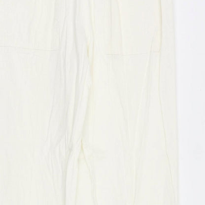 Womens UK Size 36 in South Regular Fit  White Trousers