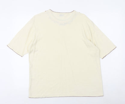 Womens UK Size XL Bonmarché Ivory Pullover Jumper