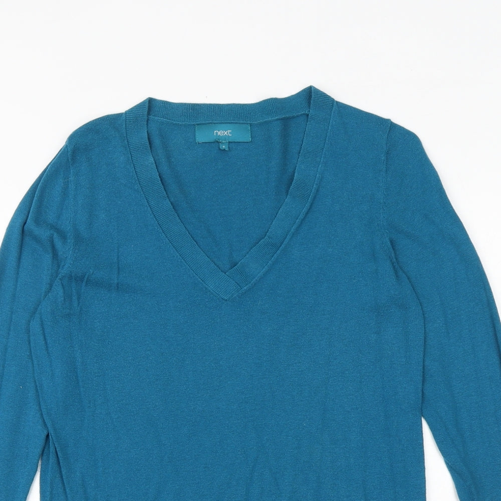 Womens UK Size 8 NEXT Green Pullover Jumper