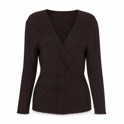Womens UK Size L Klass Brown Pullover Jumper