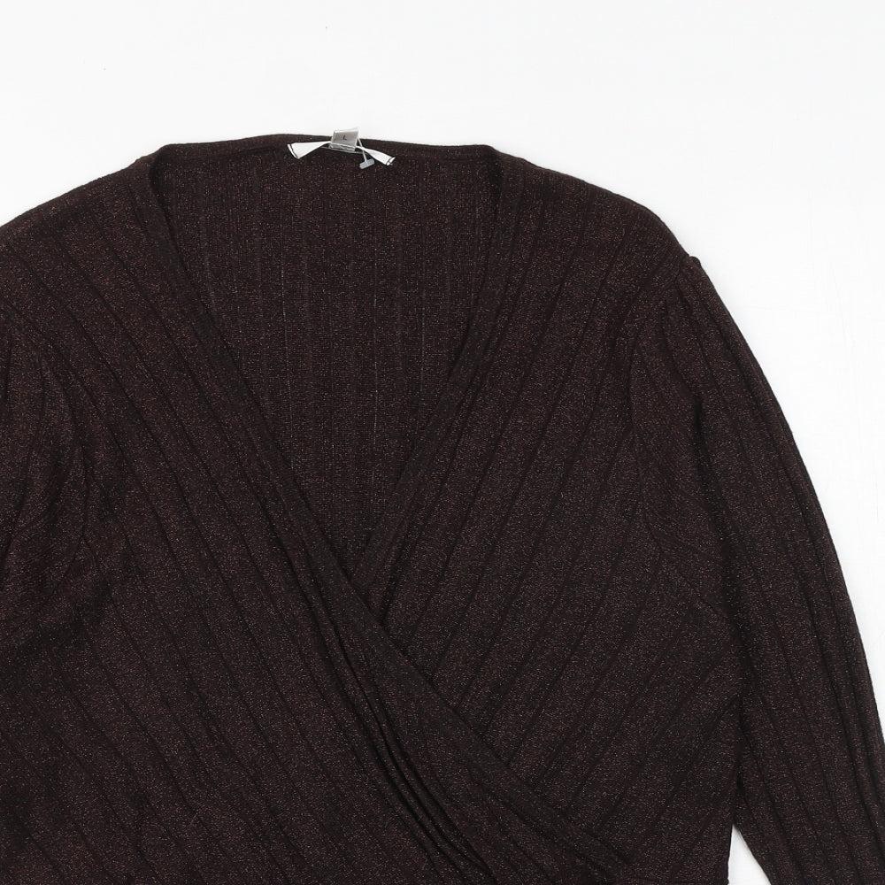 Womens UK Size L Klass Brown Pullover Jumper