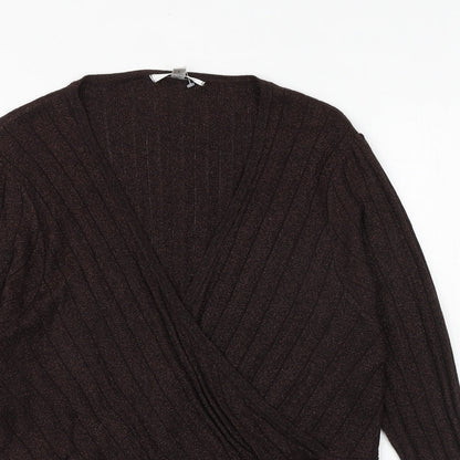 Womens UK Size L Klass Brown Pullover Jumper