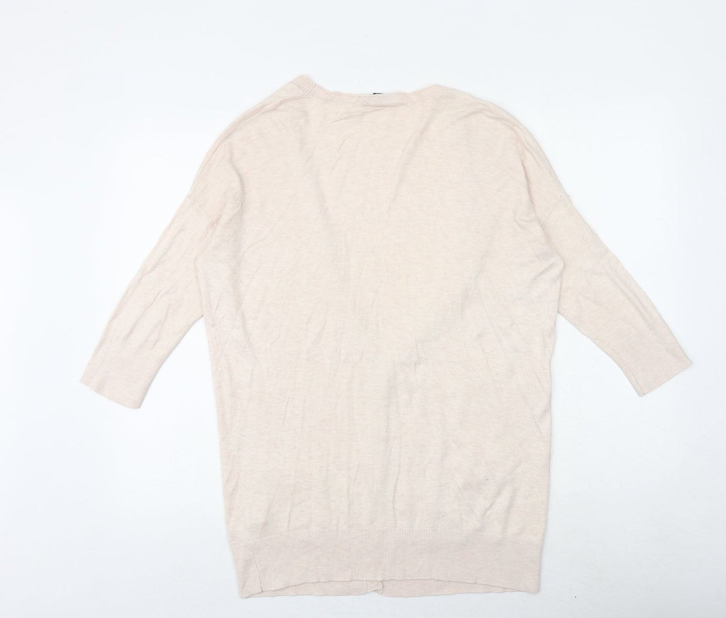 Womens UK Size 10 Topshop Pink Cardigan Jumper