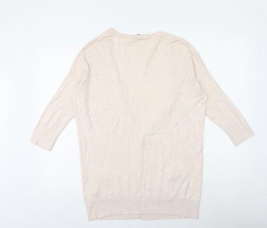 Womens UK Size 10 Topshop Pink Cardigan Jumper
