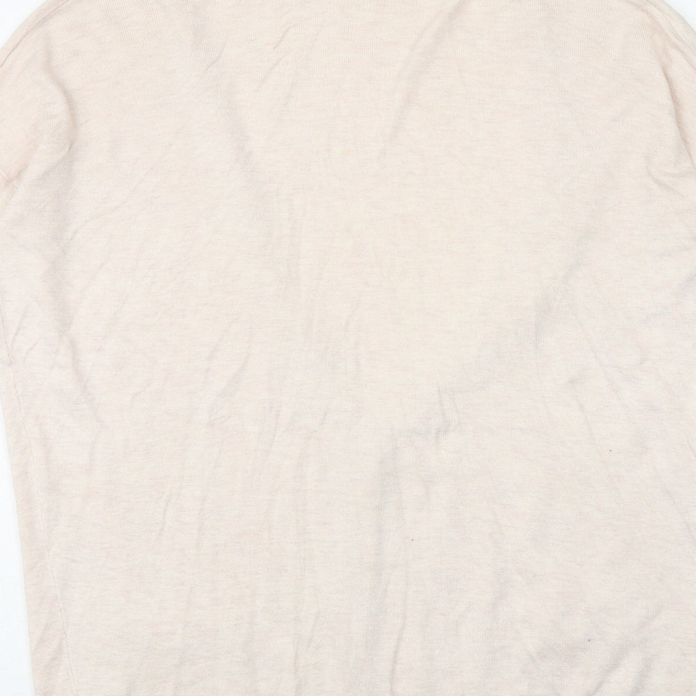 Womens UK Size 10 Topshop Pink Cardigan Jumper