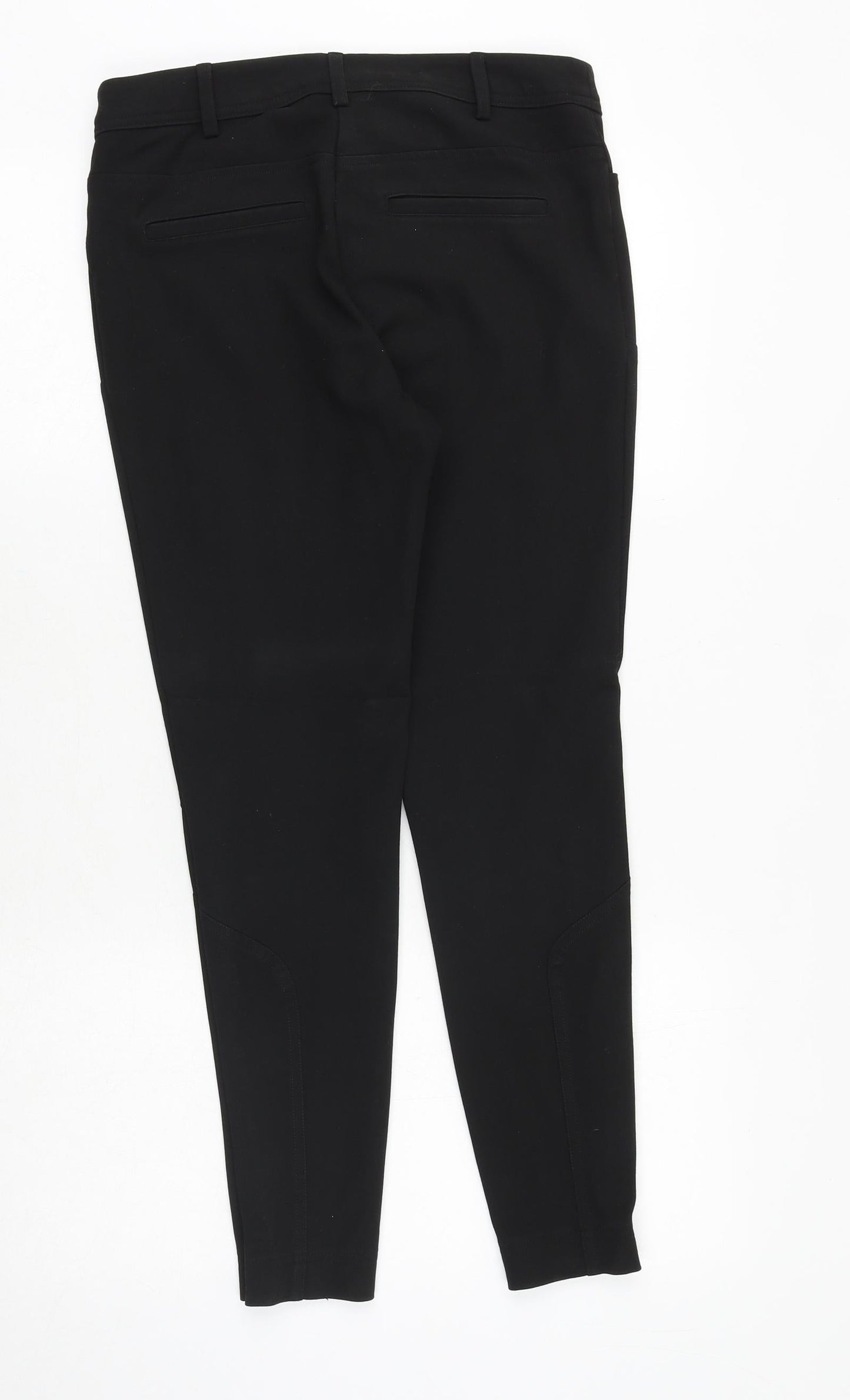 Womens UK Size 10 NEXT Regular Fit Dress Pants Black Trousers