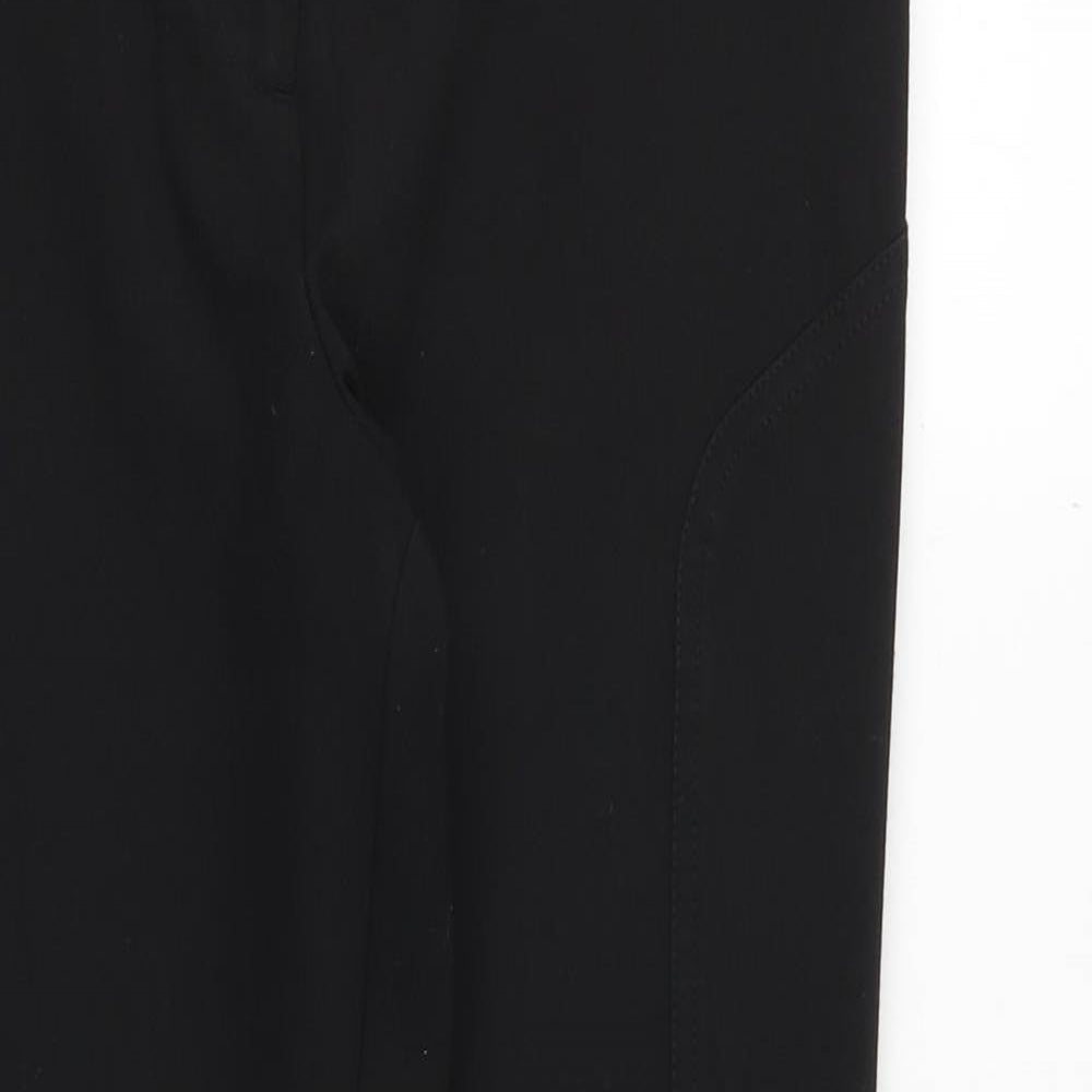 Womens UK Size 10 NEXT Regular Fit Dress Pants Black Trousers