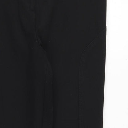 Womens UK Size 10 NEXT Regular Fit Dress Pants Black Trousers