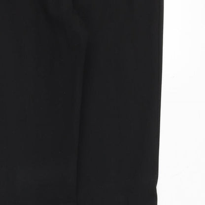 Womens UK Size 10 NEXT Regular Fit Dress Pants Black Trousers