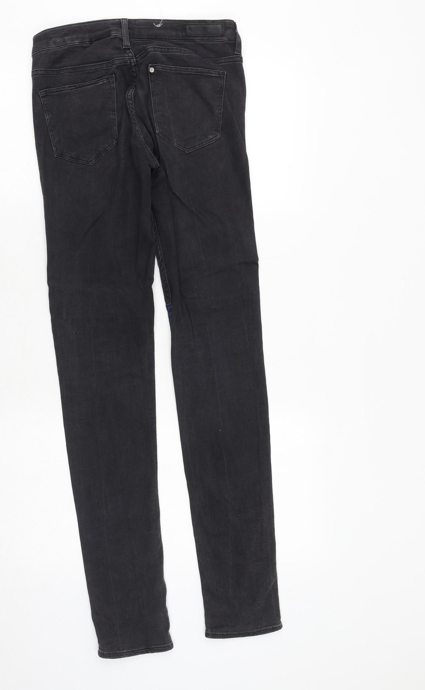 Womens UK Size 27 in H&M Regular Fit Skinny Black Jeans