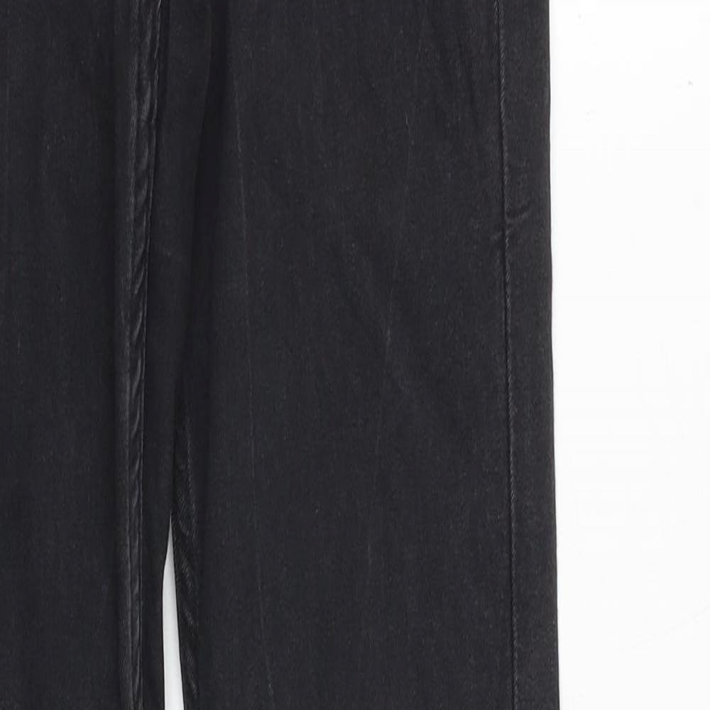 Womens UK Size 27 in H&M Regular Fit Skinny Black Jeans
