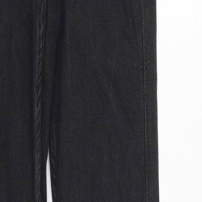 Womens UK Size 27 in H&M Regular Fit Skinny Black Jeans