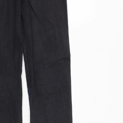 Womens UK Size 27 in H&M Regular Fit Skinny Black Jeans