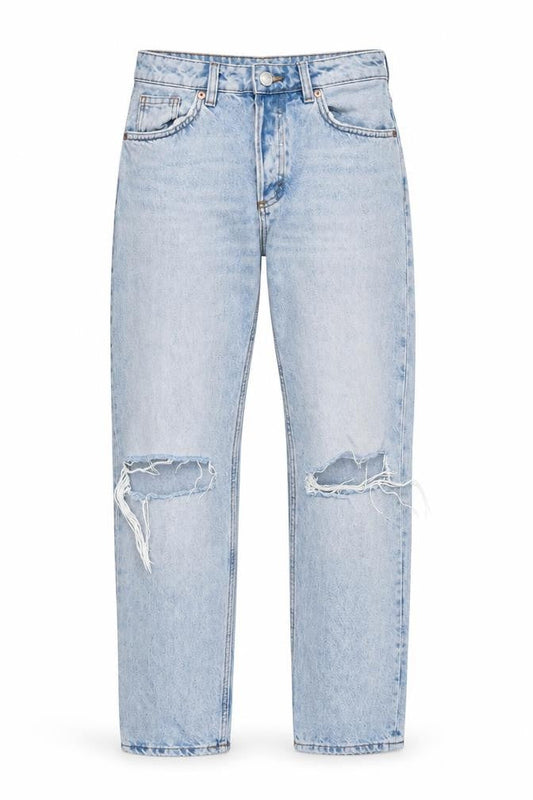 Womens UK Size 28 in Monki Regular Fit Straight Blue Jeans