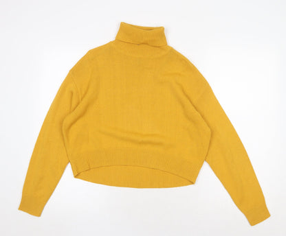 Womens UK Size XS H&M Yellow Pullover Jumper