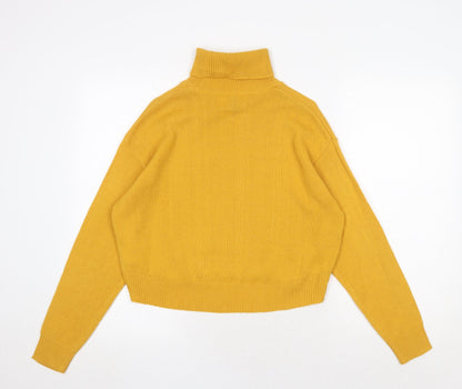 Womens UK Size XS H&M Yellow Pullover Jumper