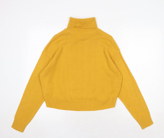 Womens UK Size XS H&M Yellow Pullover Jumper