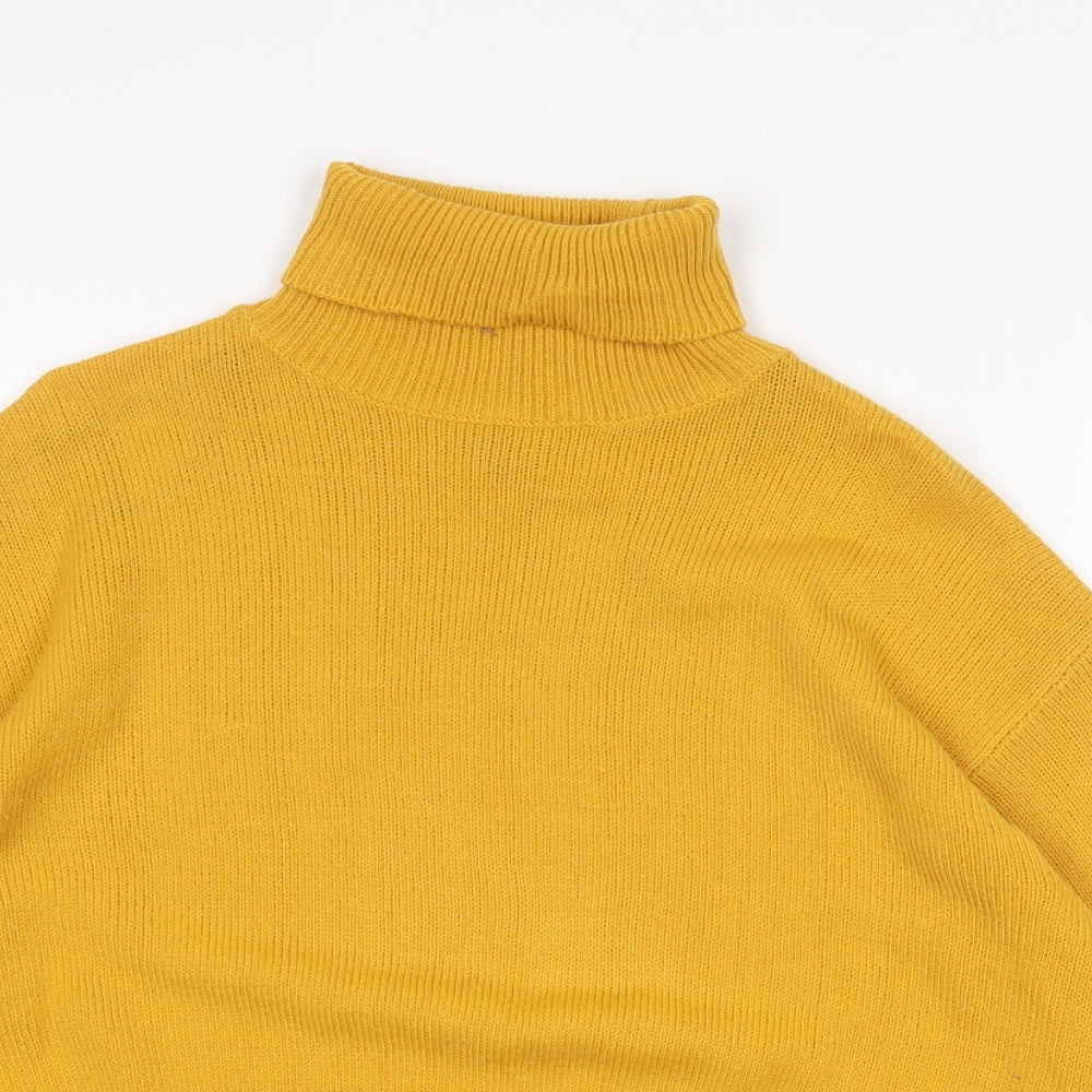 Womens UK Size XS H&M Yellow Pullover Jumper