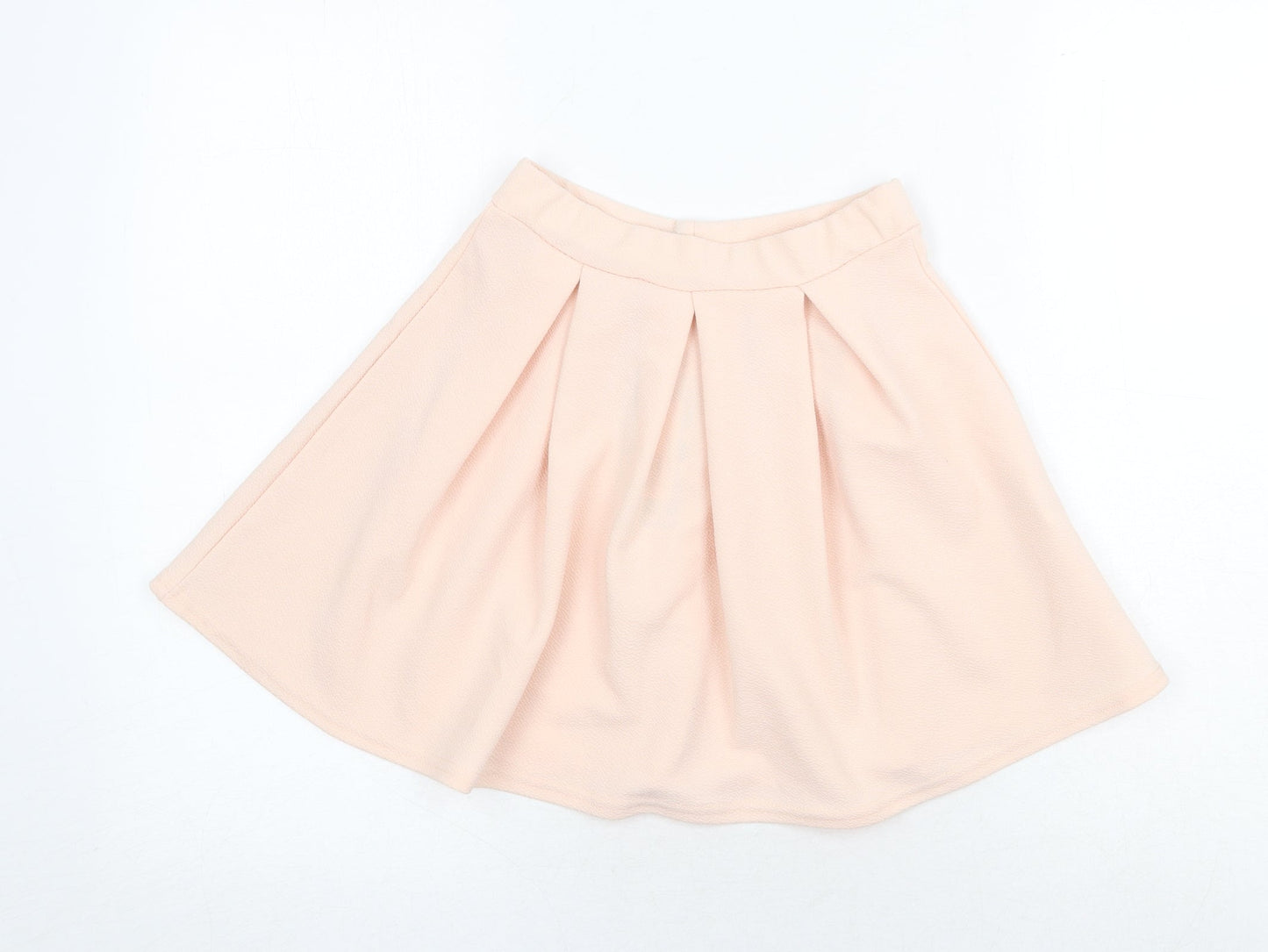 Boohoo Womens Pink Polyester Tulip Skirt Size 6
