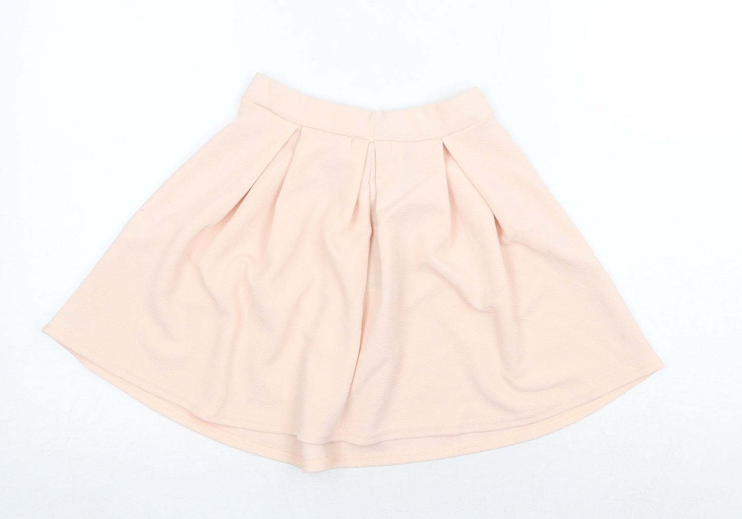 Boohoo Womens Pink Polyester Tulip Skirt Size 6