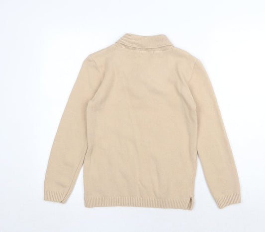 Womens UK Size S Pure & Natural Beige Pullover Jumper
