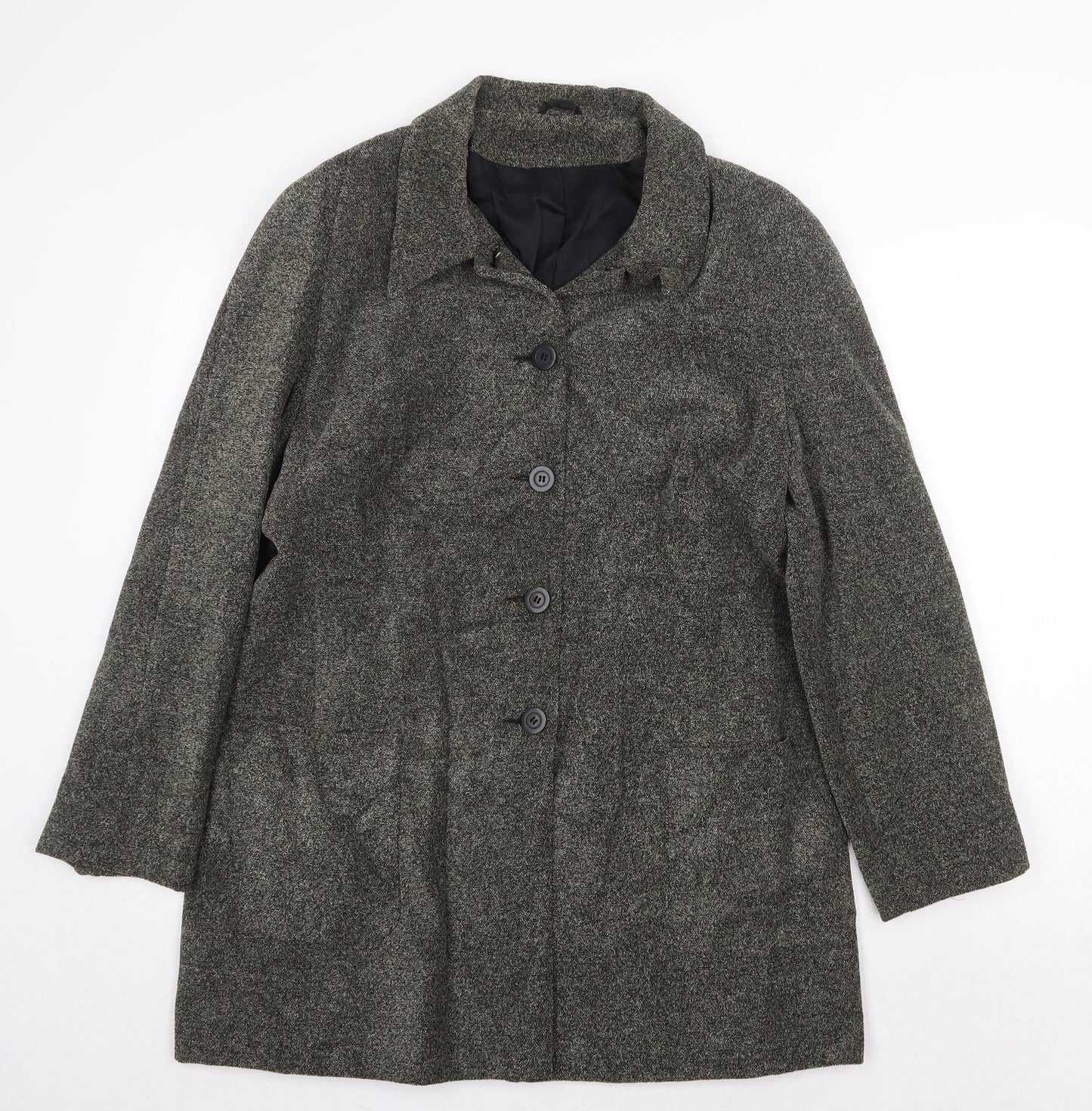 Womens UK Size 16 Richards Grey Overcoat