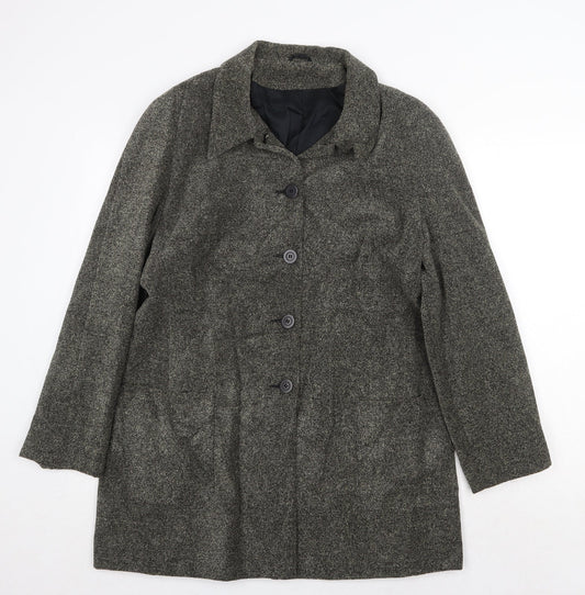 Womens UK Size 16 Richards Grey Overcoat