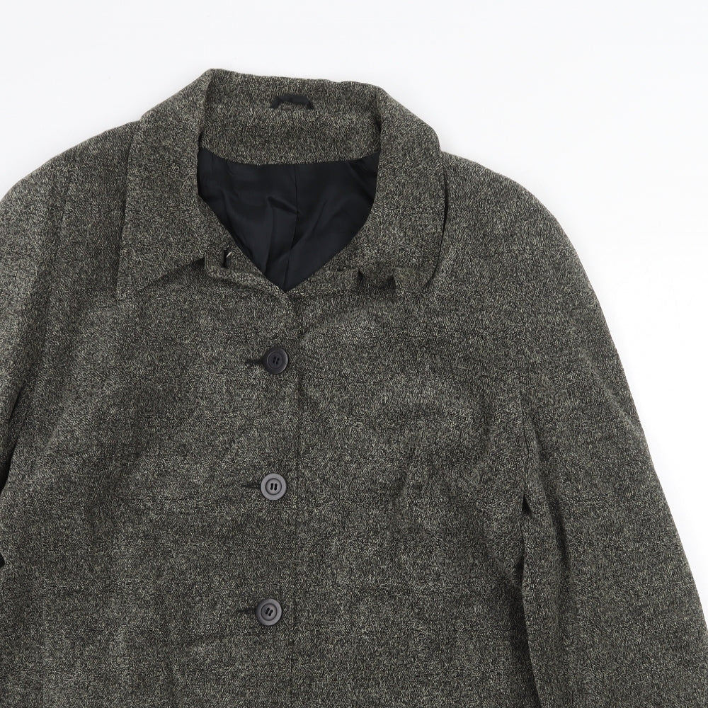 Womens UK Size 16 Richards Grey Overcoat