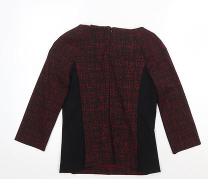 Womens UK Size 8 Marks and Spencer Red Basic Blouse