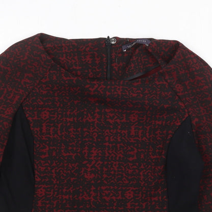 Womens UK Size 8 Marks and Spencer Red Basic Blouse