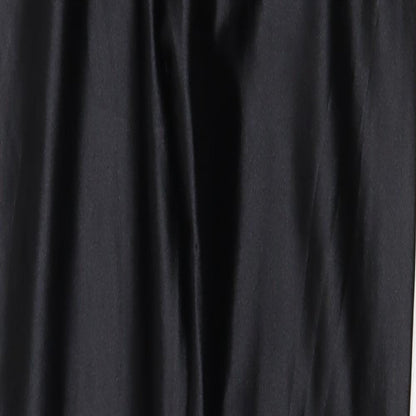 Scirocco Womens Black Nylon Trousers Size 12 Regular Zip - Faux Leather