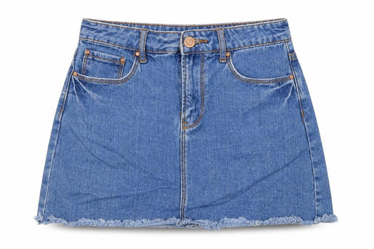 Womens UK Size 28 FOREVER 21 Mini Denim Skirt