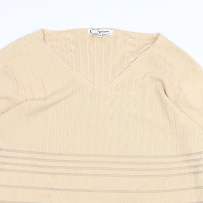 Womens UK Size S Casamia Beige Pullover Jumper