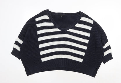 Womens UK Size 10 River Island Blue Pullover Jumper